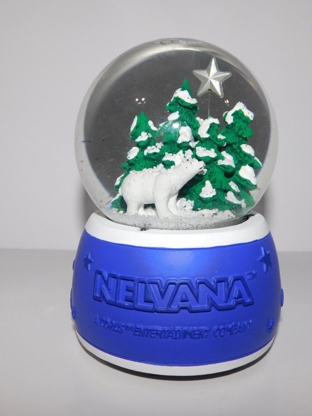 NELVANA Productions Corus Entertainment Polar Bear Musical Rotating Snow Globe